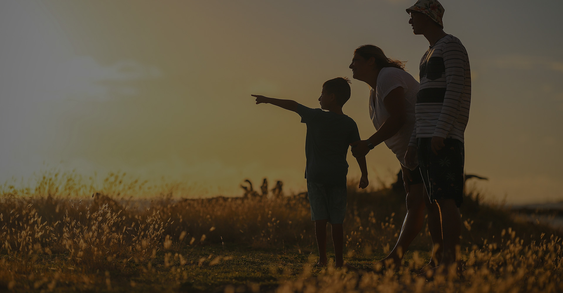 People at sunset