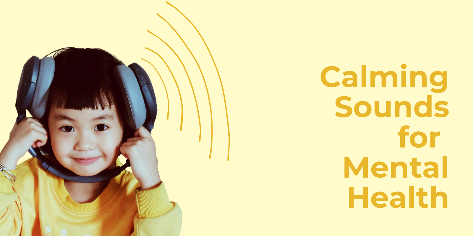 child wearing headphones