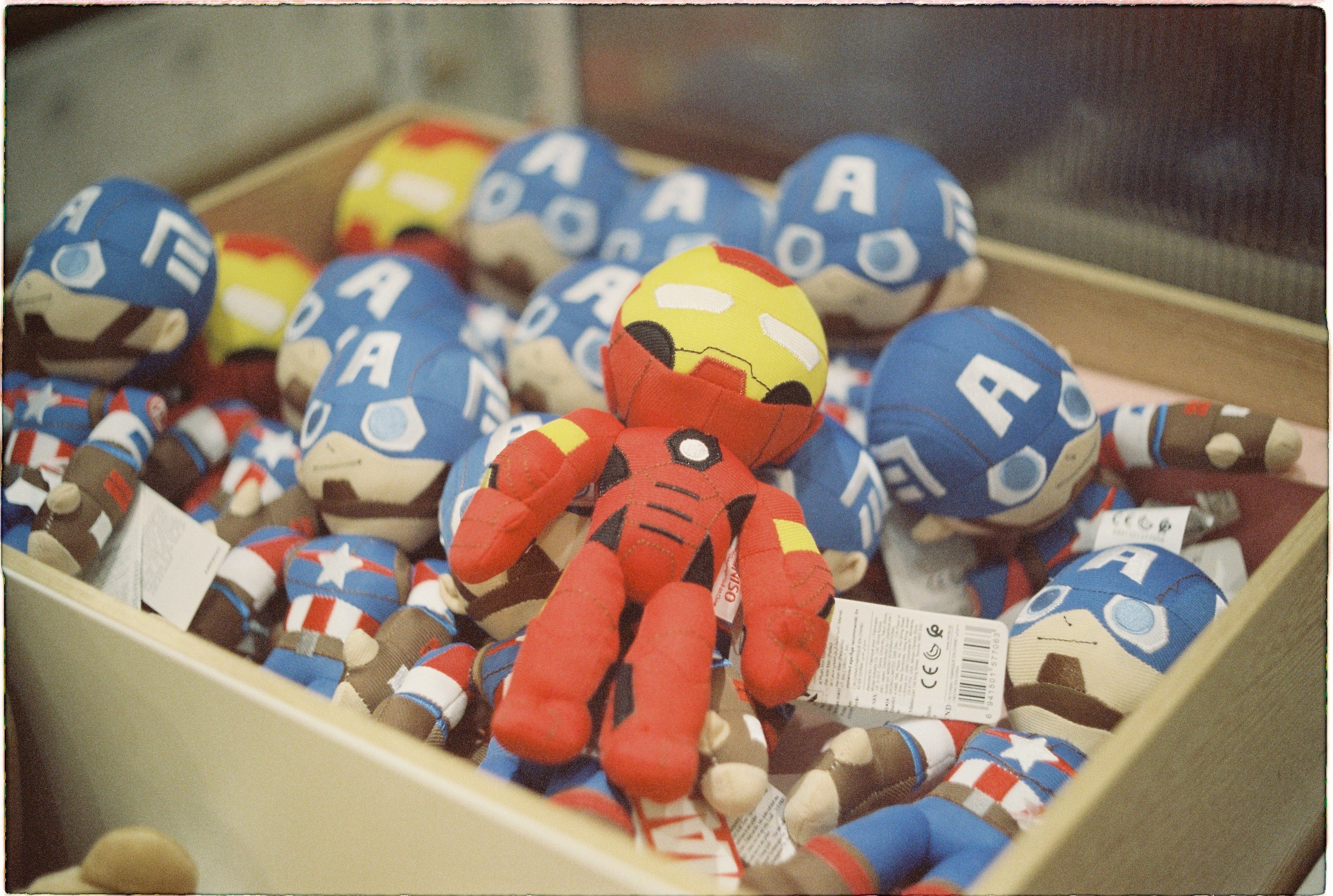 toys in a bin