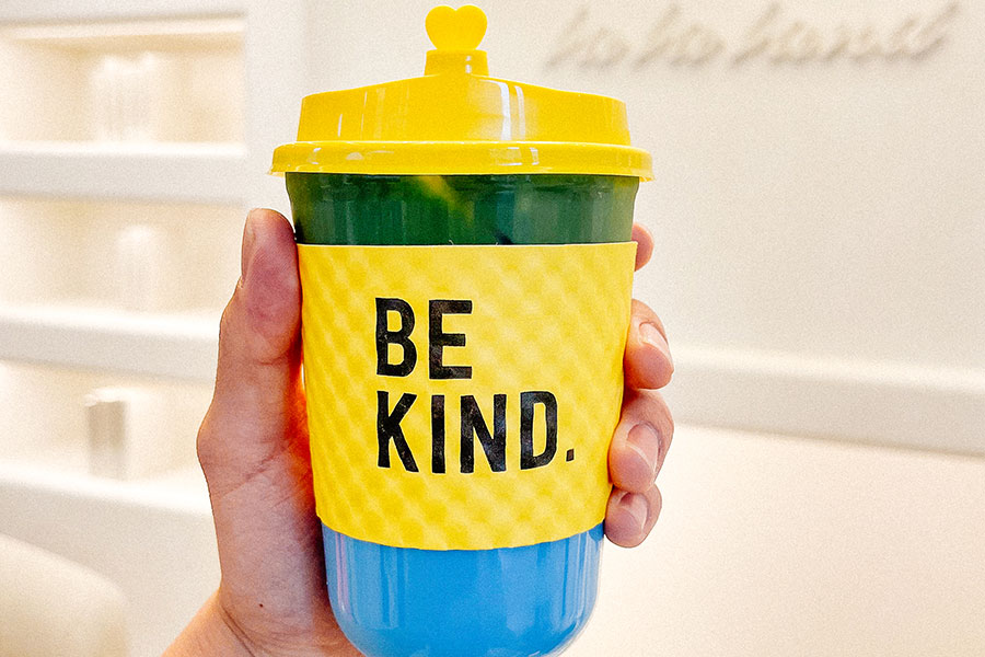 Be Kind cup from Lalaland cafe