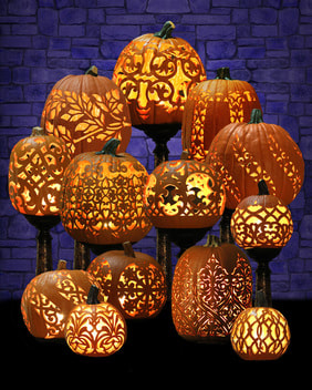 Barry Brown lace pumpkins