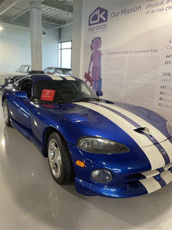 classic car on display