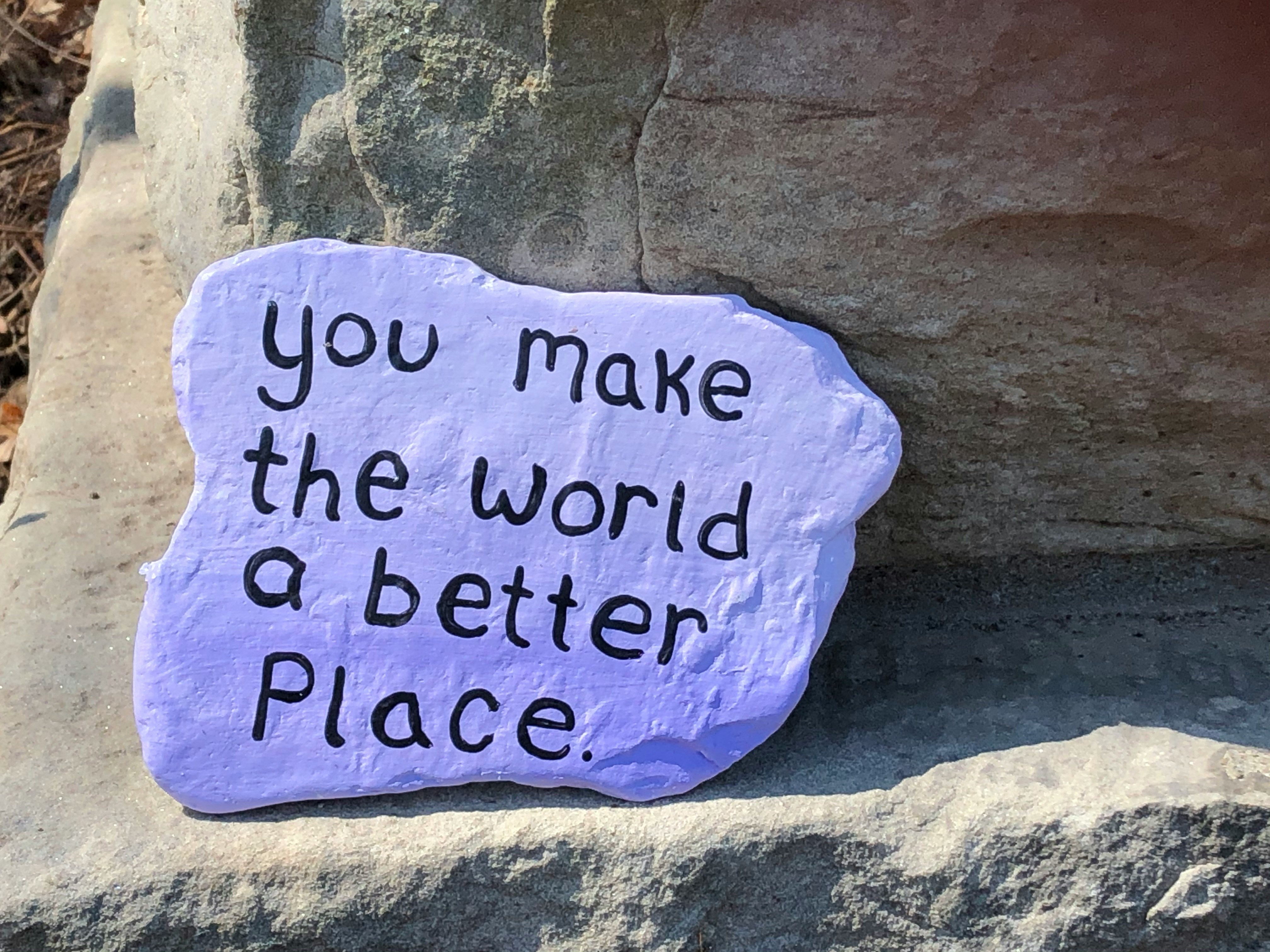 inspirational painted rock