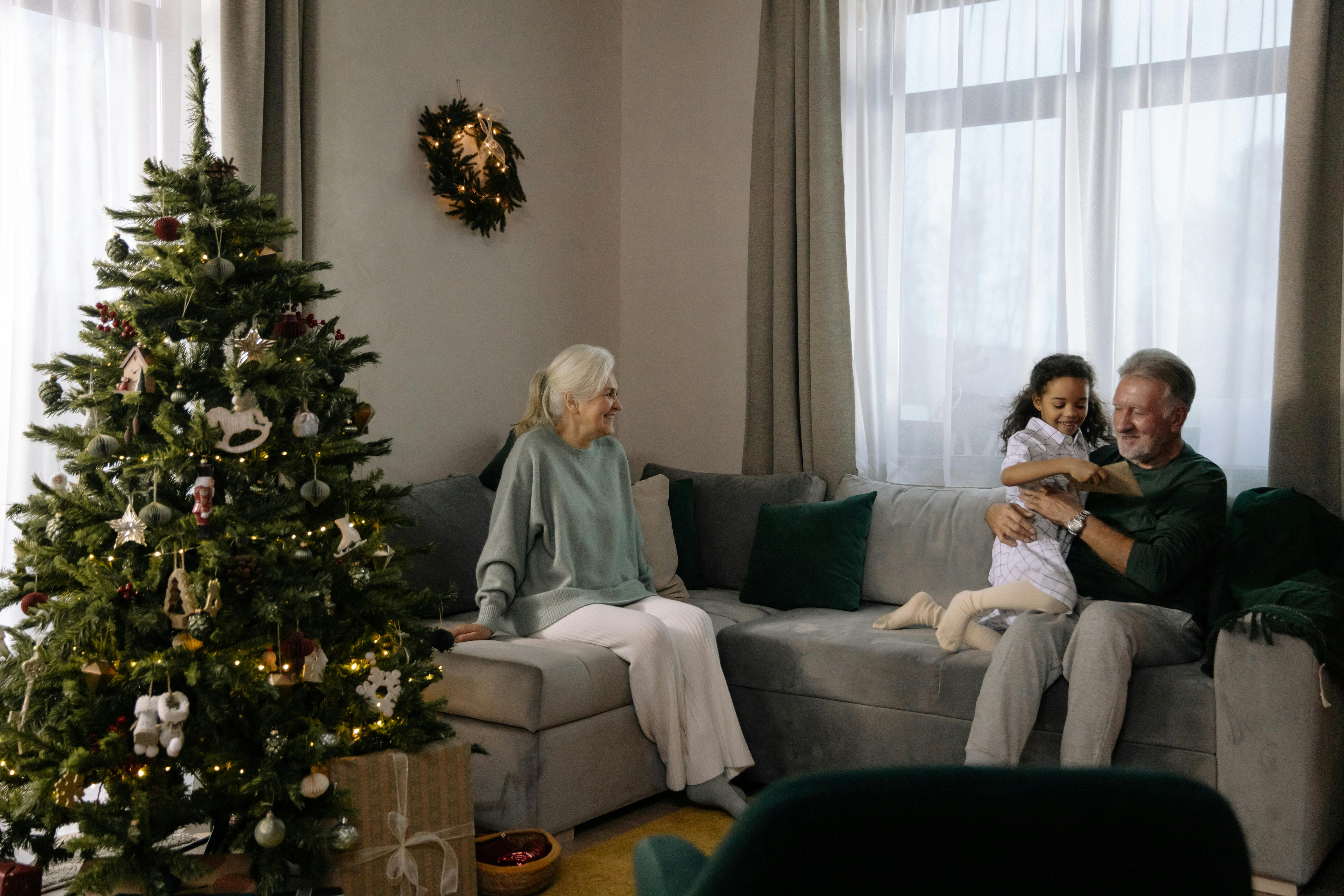 family at Christmas
