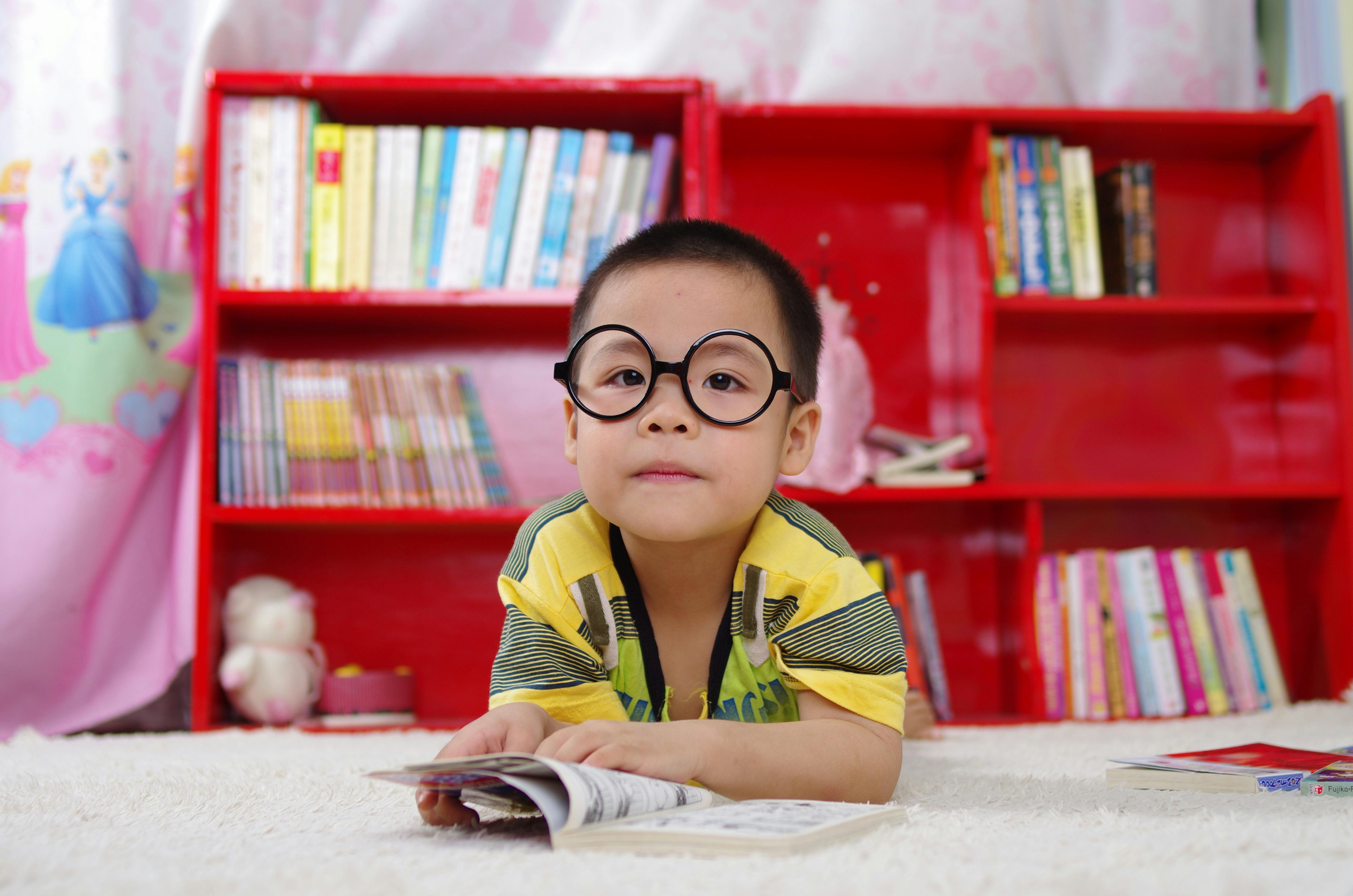child reading
