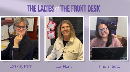 Photos of front desk ladies