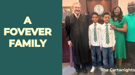 Cartwright Family picture with the Judge