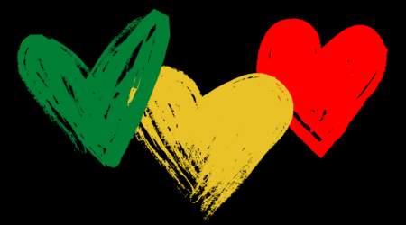 Juneteenth hearts