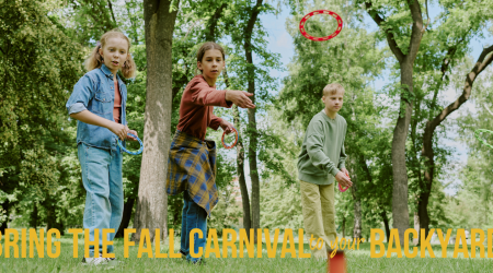 Fall Carnival in the backyard